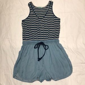 Striped Romper
